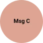 Business logo of Msg c