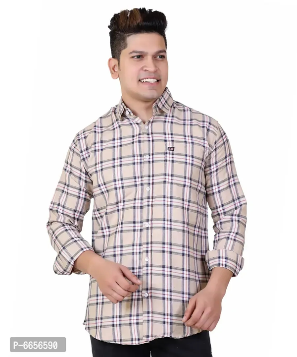 Product image with price: Rs. 290, ID: check-shirts-for-men-9c0f461a