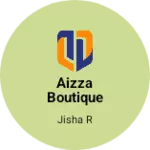 Business logo of Aizza boutique and designing center