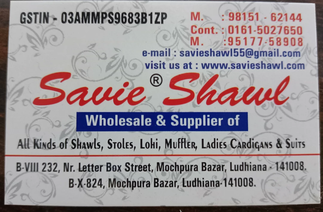 Warehouse Store Images of Savie shawl