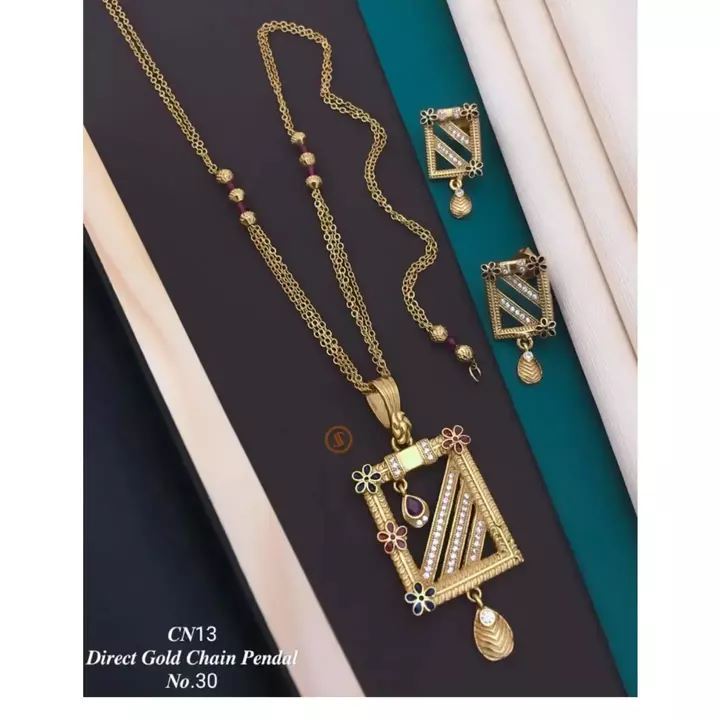 Post image Dimond &amp; High brass gold jewellery.