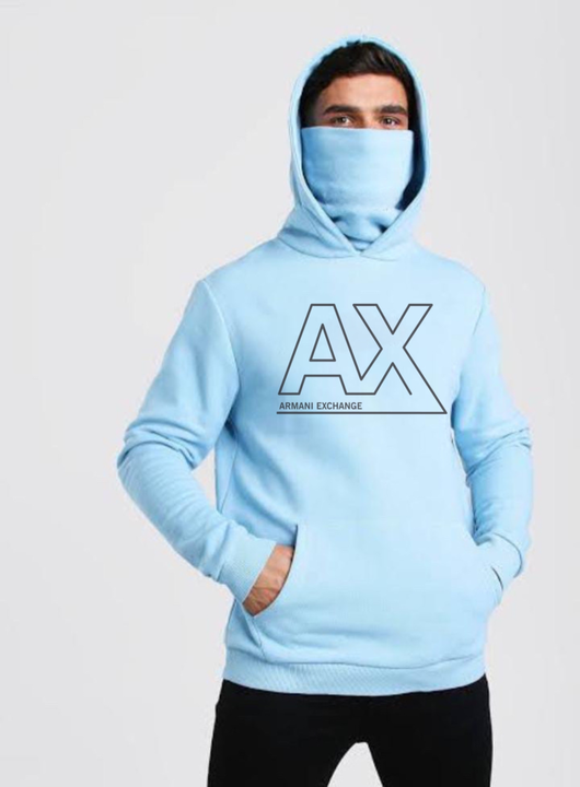 *Very Very Premium Quality A/X Mask Hoodie Artical*

*BRAND - Armani Exchange*

*MOST LOVEABLE UNISE uploaded by SN creations on 1/4/2023