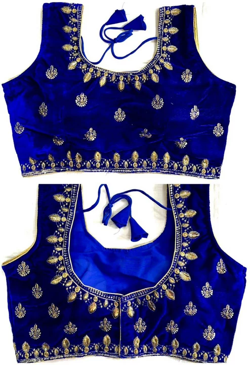 RUHI FASHION - VELVET-6

Blouse has *Sequance , Jari and Thread WORK*

Blous material velvate 

Blou uploaded by SN creations on 1/4/2023
