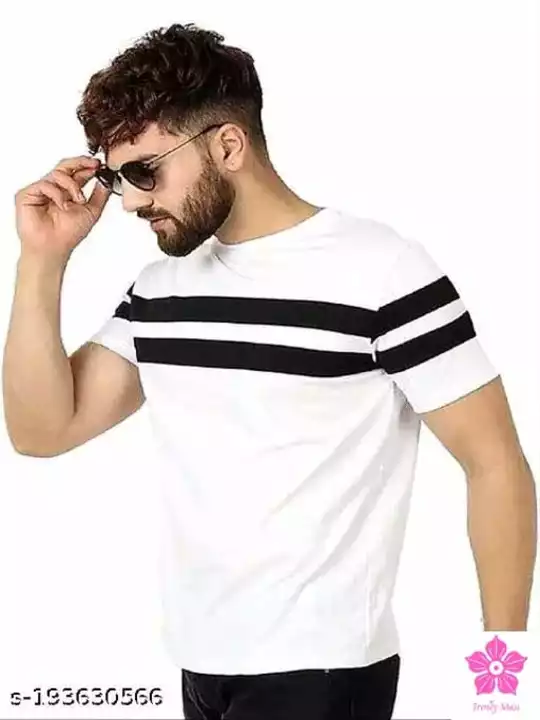 White colour designer Tshirt  uploaded by Sneh Traders on 5/18/2024