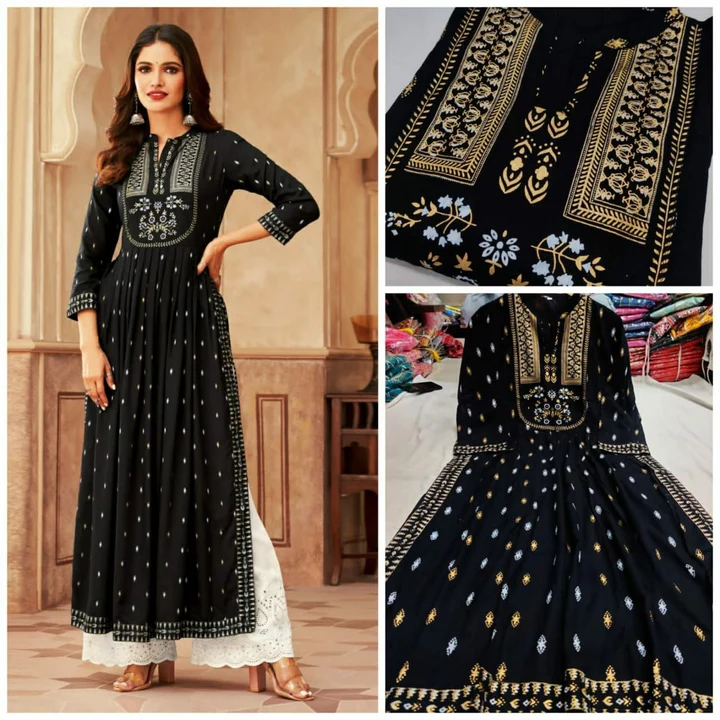 ⚛️ *_Designer NAYRA CUT Kurtis With Heavy Look and Beautifull Designer Party Wear & Wedding Wear Occ uploaded by SN creations on 1/4/2023
