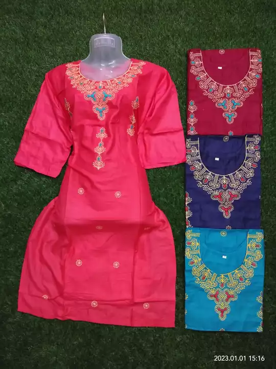 Embroidery Kurti uploaded by Arham Garments on 5/30/2024