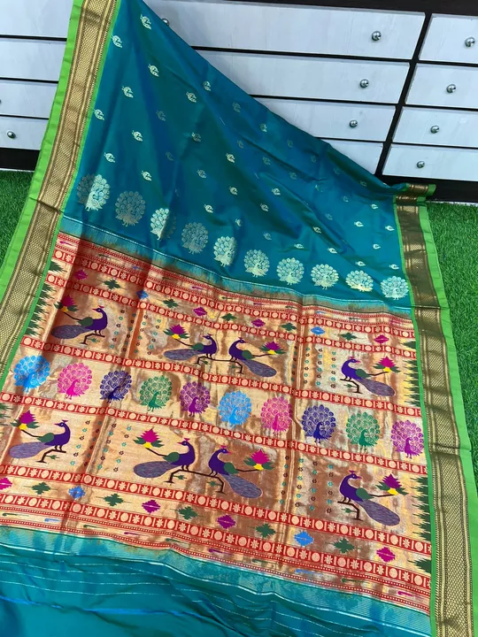 Handmade paithani saree uploaded by business on 1/4/2023
