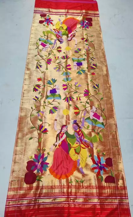 Handmade dupatta silk uploaded by business on 1/4/2023