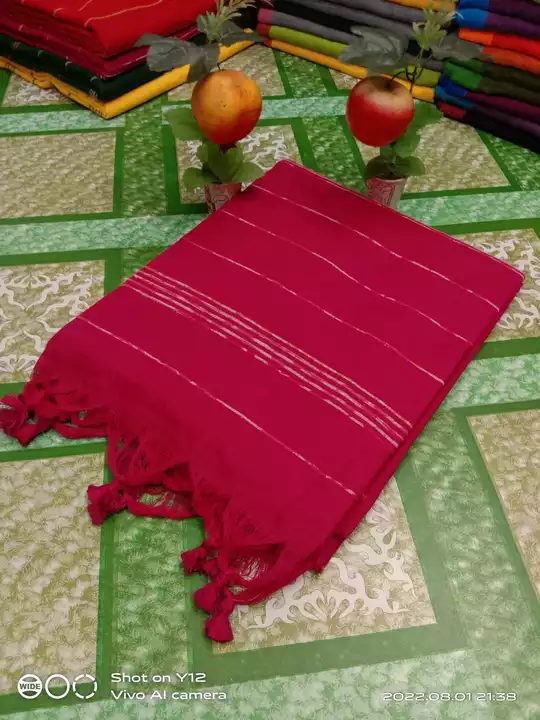 Handloom Khadi Khesh Cotton Saree With BP  uploaded by Milaans on 1/4/2023
