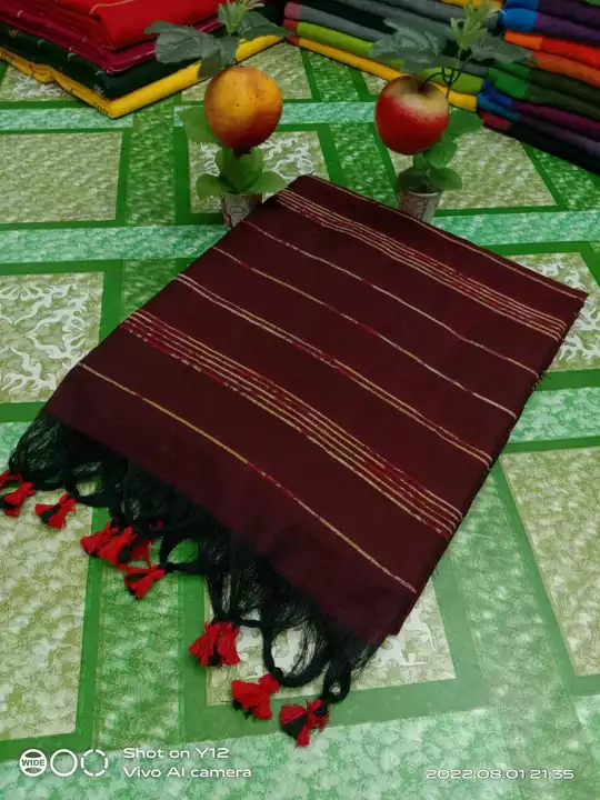 Handloom Khadi Khesh Cotton Saree With BP  uploaded by Milaans on 1/4/2023