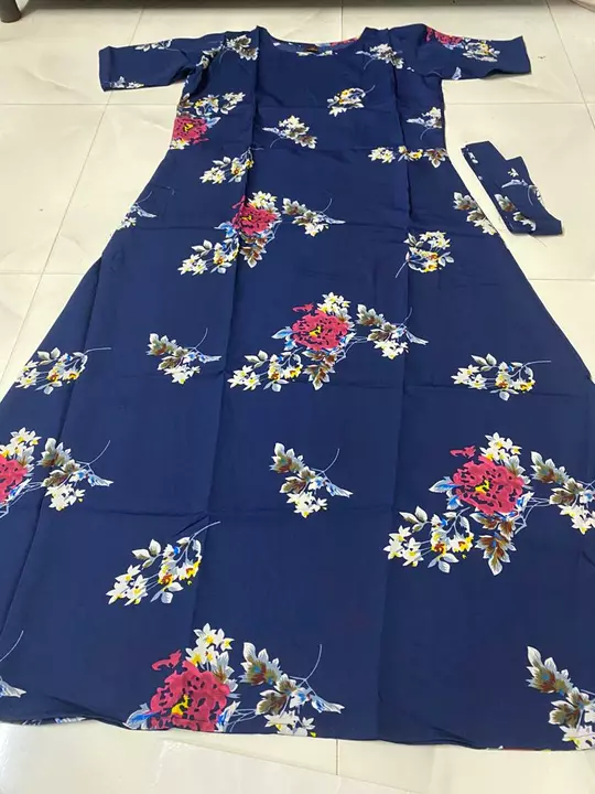 HEAVY CREPE GOWN uploaded by Vijay Creation on 1/4/2023