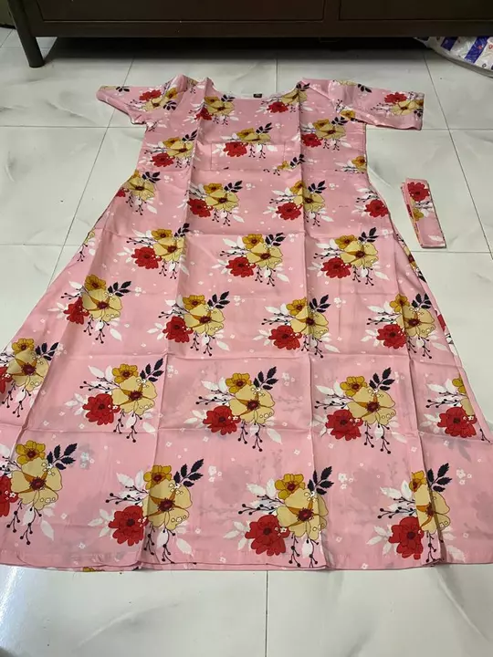 HEAVY CREPE GOWN uploaded by Vijay Creation on 1/4/2023