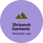 Business logo of Shriyansh garments
