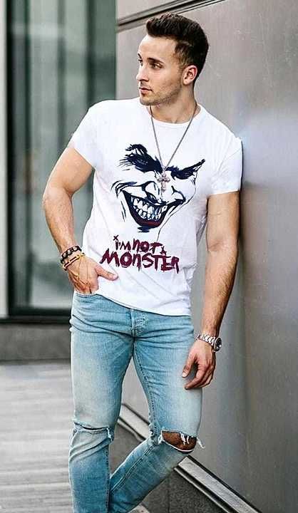 White cotton monster tee. uploaded by OSAI on 5/10/2020