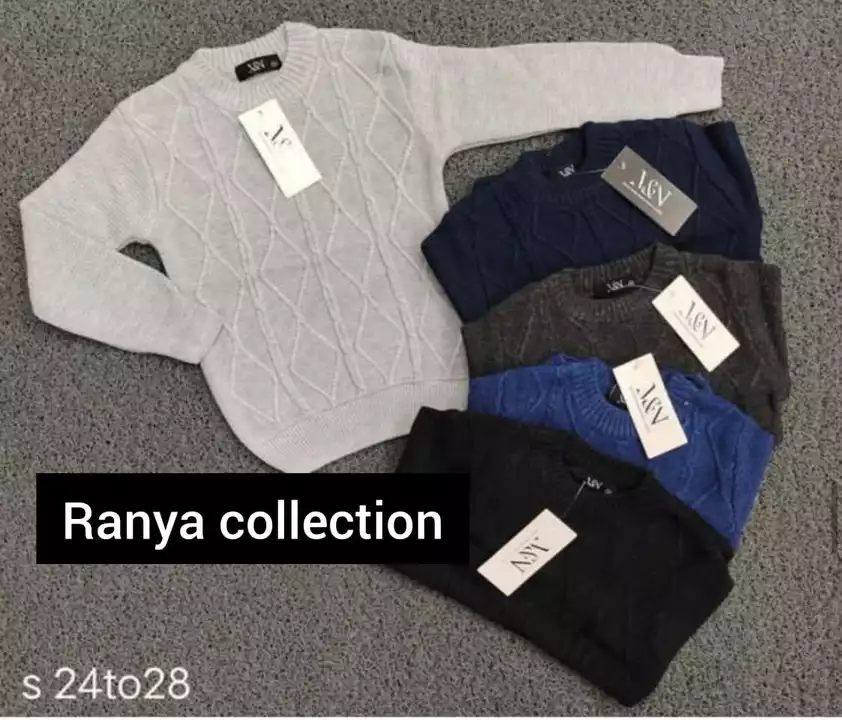 Kids swater self plan 24/28  uploaded by Ranya collection M&N on 1/4/2023