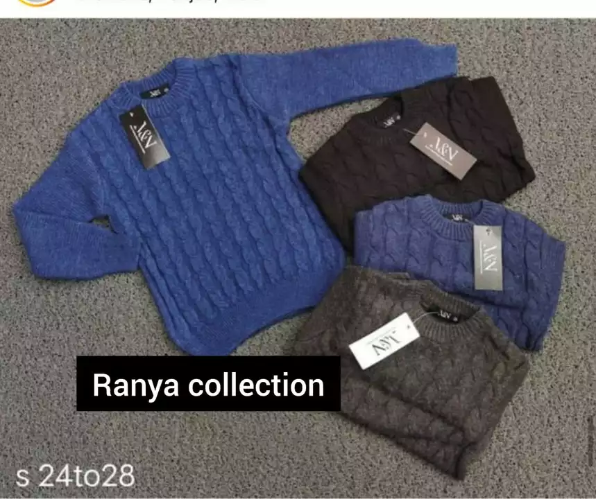 Kids swater self plan 24/28 size  uploaded by Ranya collection M&N on 1/4/2023