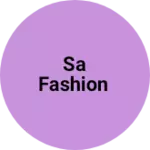 Business logo of Sa fashion