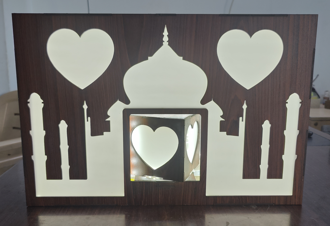 Taj Mahal Led Photo Frame with Rotation Lamp  uploaded by business on 1/5/2023