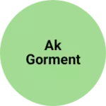 Business logo of Ak gorment