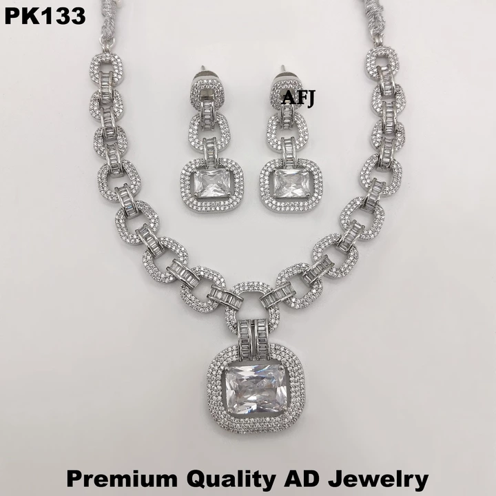 *Cash On Delivery Available*



*New Design* Premium Quality *American Diamond Jewelry* Necklace Set uploaded by SN creations on 1/5/2023
