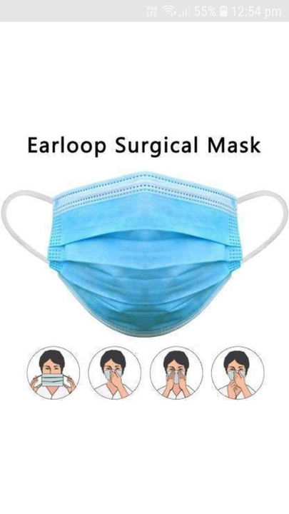 3ply Surgical face mask uploaded by Ishita Enterprise on 1/5/2023