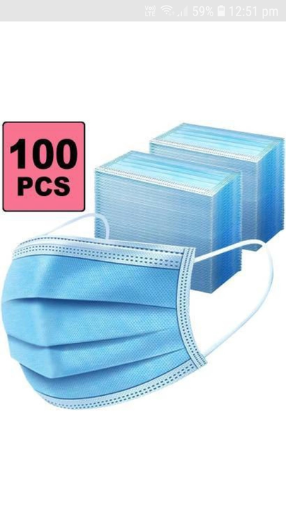 3ply Surgical face mask uploaded by Ishita Enterprise on 5/9/2024