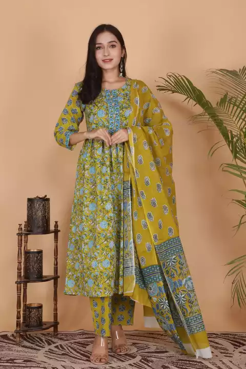 Kurti with pant and dupatta  uploaded by KIRAN ETHNIC HANDICRAFTS on 6/2/2024