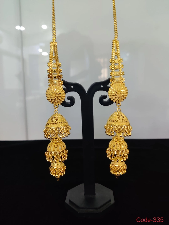 Gold forming Kanchain Jhumka  uploaded by business on 1/5/2023