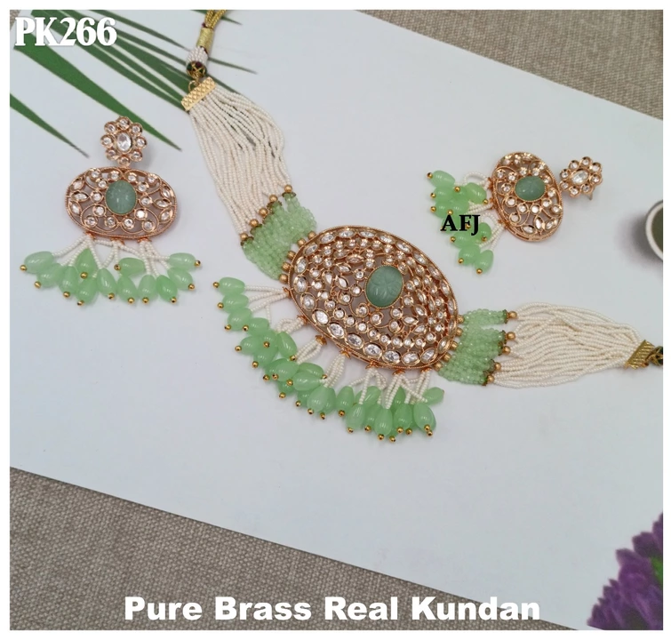 *Cash On Delivery Available*



Pure Brass Real Kundan Jewelry Choker Set With Earring *Rate 2800/-  uploaded by SN creations on 1/5/2023