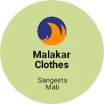Business logo of Malakar clothes center