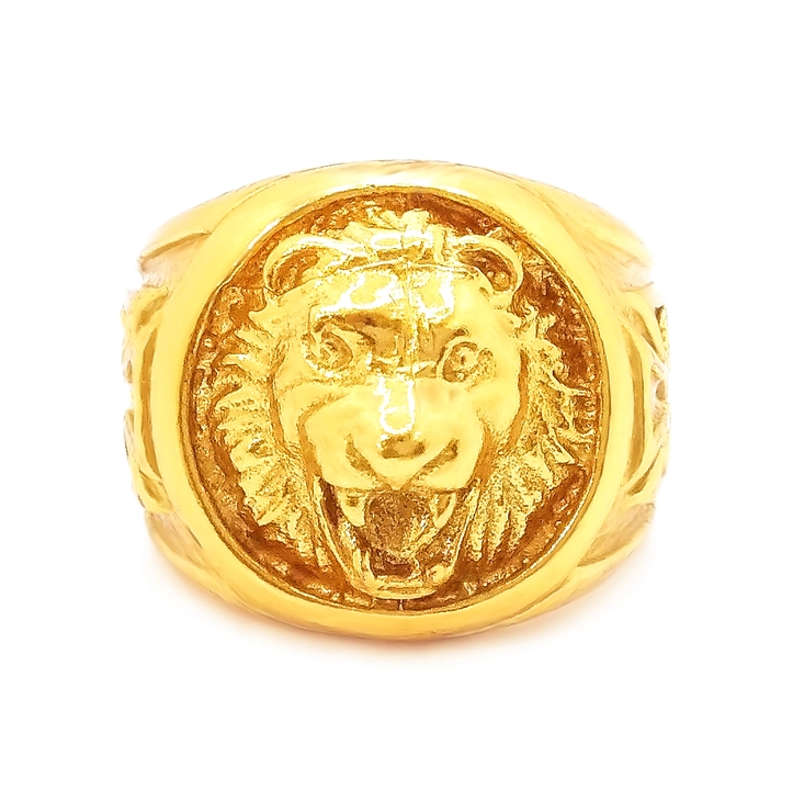 Diamond Gold Plated Ring For Men's And Boys , New Classic Ring In  Market  uploaded by Jalaram Fashion on 1/5/2023