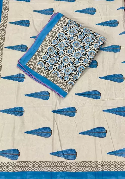 Post image Cotton hand block printed quilts .In double bead size 90 by 108 inch .