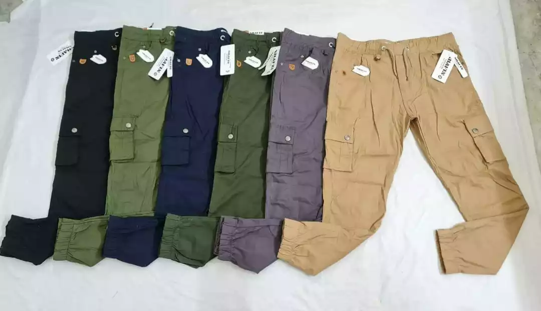 SHAFIN 6 POCKET JOGGERS  uploaded by Alif hosiery on 1/5/2023