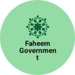Business logo of Faheem government
