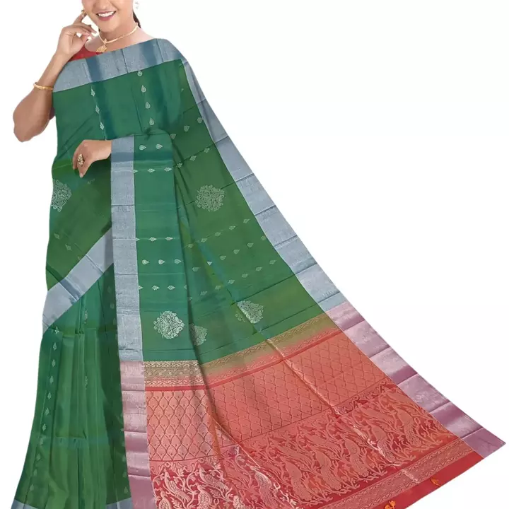 Handloom silk sarees  uploaded by Meena Silk House on 1/5/2023