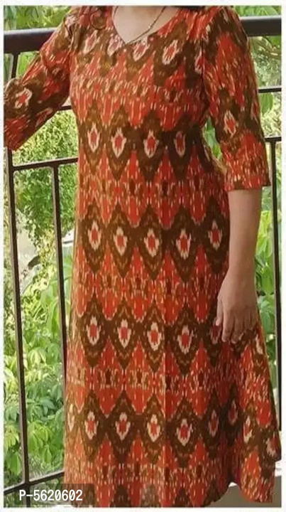 Women's Ruby Cotton Printed Straight Kurti uploaded by Shreeji New Fashion on 5/28/2024