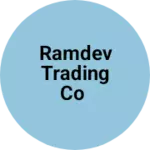 Business logo of Ramdev trading co