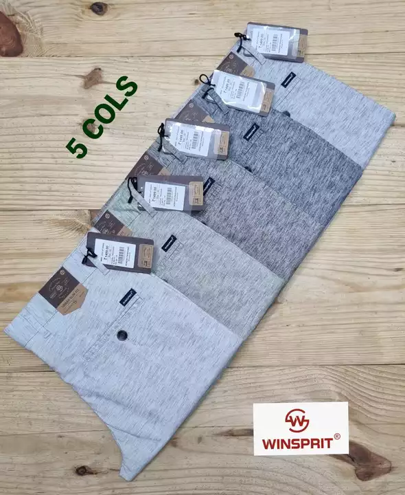 BRAND       BRAND :-: WINSPRIT      MENS CASUAL TROUSERS  YARNDYED DOBBY LYCRA FABRIC 
 uploaded by Bluewear apparel on 1/5/2023