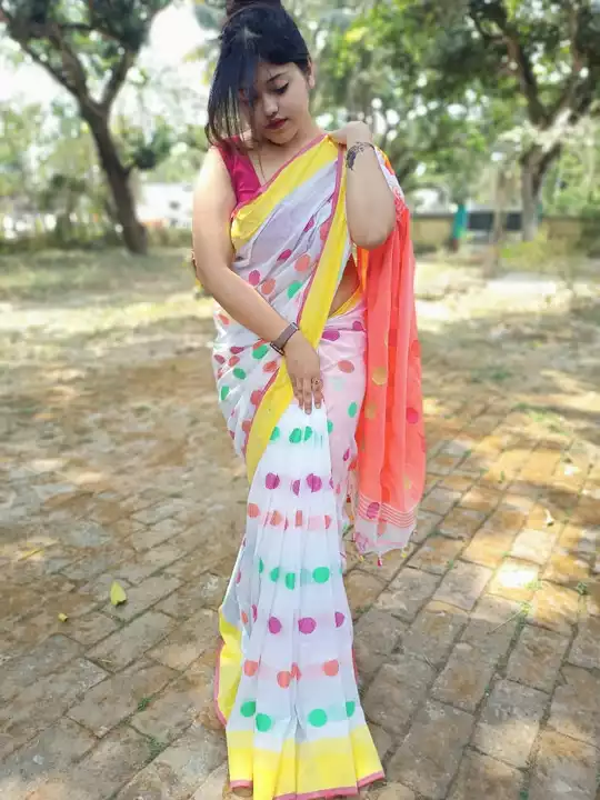Khadi ball saree uploaded by business on 1/5/2023