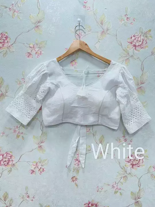 Cotton Readymade premium Chikankari work blouse  uploaded by business on 1/5/2023
