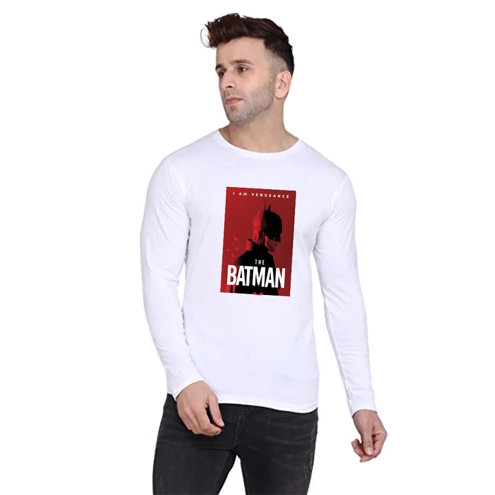 White printed T-shirt, has a round neck, and long sleeves
Name: White printed 180 gsm round neck uploaded by Cool Art on 1/5/2023