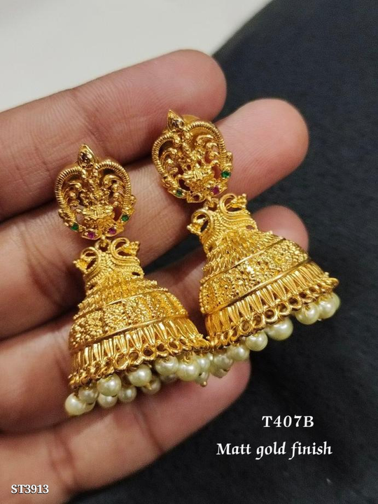 Catalog Name: *Matt gold finish jumkha*

*💫💫💫 Cash On Delivery Available For 50 Rs Extra Charges  uploaded by SN creations on 1/6/2023