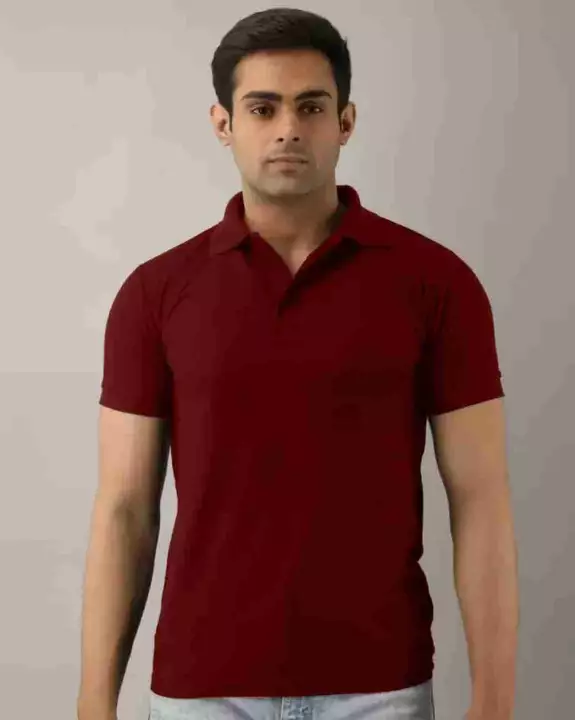 Men's Solid Cotton Polo Tshirts uploaded by business on 1/6/2023