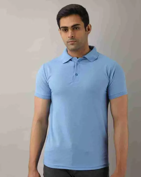 Men's Solid Cotton Polo Tshirts uploaded by business on 1/6/2023