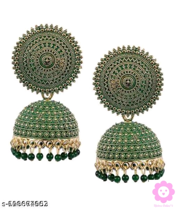 Post image Only for prepaid order 💳📲Catalog Name:*Fashionable Earrings &amp; Studs*Base Metal: Brass / Brass &amp; Copper / AlloyPlating: Variable (Product Dependent)Sizing: AdjustableStone Type: Variable (Product Dependent)
Dispatch: 2-3 Days
*Proof of Safe Delivery! Click to know on Safety Standards of Delivery Partners- https://ltl.sh/y_nZrAV3