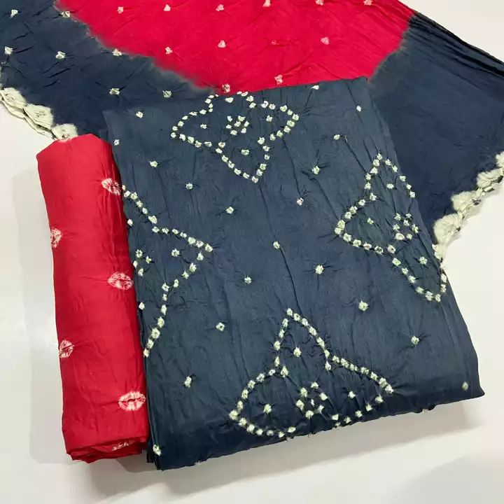 Product image of ❣️❣️SATIN FANCY BANDHEJ SUITS WITH CONTRAST DYEING❣️❣️

Fabric:- *SATIN COTTON*

*Design Available* , price: Rs. 590, ID: satin-fancy-bandhej-suits-with-contrast-dyeing-fabric-satin-cotton-design-available-1739df4d