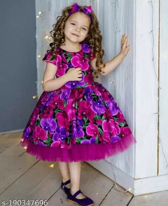 Post image Avtar Frock
Name: Avtar Frock
Fabric: Satin
Sleeve Length: Short Sleeves
Pattern: Printed
Net Quantity (N): Single
Sizes:
1-2 Years, 2-3 Years, 3-4 Years, 4-5 Years, 5-6 Years, 6-7 Years, 7-8 Years
The dress is made of skin-friendly tweel fabric, which will sit comfortably on the soft skin of your child without any irritation. In this dress is the inner layer of cotton to make your beautiful dolls feel comfortable. short sleeve end fittings with the fabric to look more attractive. For the ease of taking this dress, high quality stitching has been done. Pattern: Printed Multiplepack: Single size: 4-5 years (Bast size: 24.5 inches, length size: 25 inches) 1-2 years (Bast size: 22 inches, length size: 21 inches) 3 years (Bast size: 23.5 inches, length size: 23 inches) 2.5 years (Bast size: 21.5 inches) 5-6 years (Bast size: 26.5 in length, fashion: 27), 6 (7: 7 years, size: 29.5. The dress features comfortable clothes, sleeves design and an alcoholic look for your daughter. 
Country of Origin: India