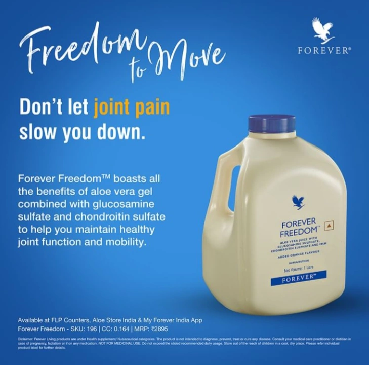 Freedom to move uploaded by Forever living on 1/6/2023