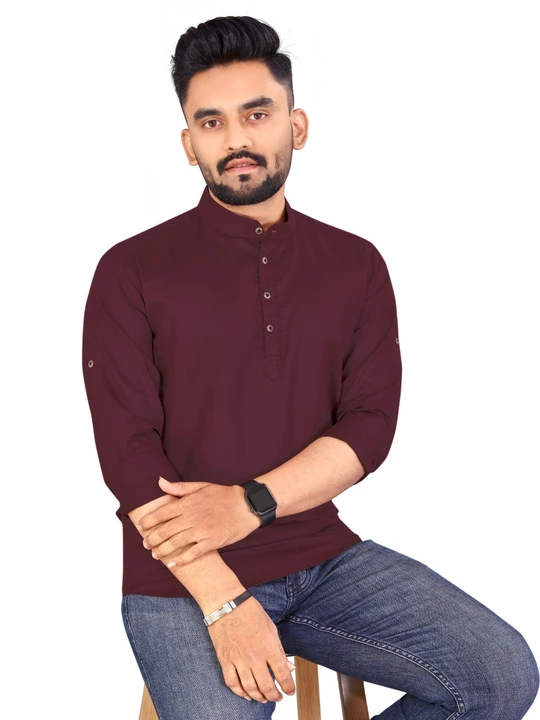 Cotto short kurta for men  uploaded by business on 1/6/2023