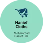 Business logo of Hanief cloths house